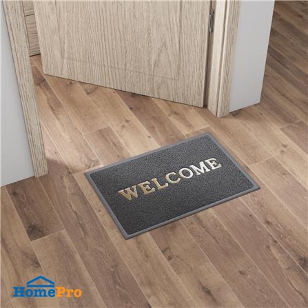 พรมเช็ดเท้าดักฝุ่น ME LIVING WELCOME 40X60 ซม. สีเทา_5