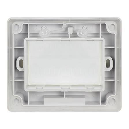 หน้ากากกันน้ำ HACO 3 ช่อง AP-W222R-GY สีเทา_2