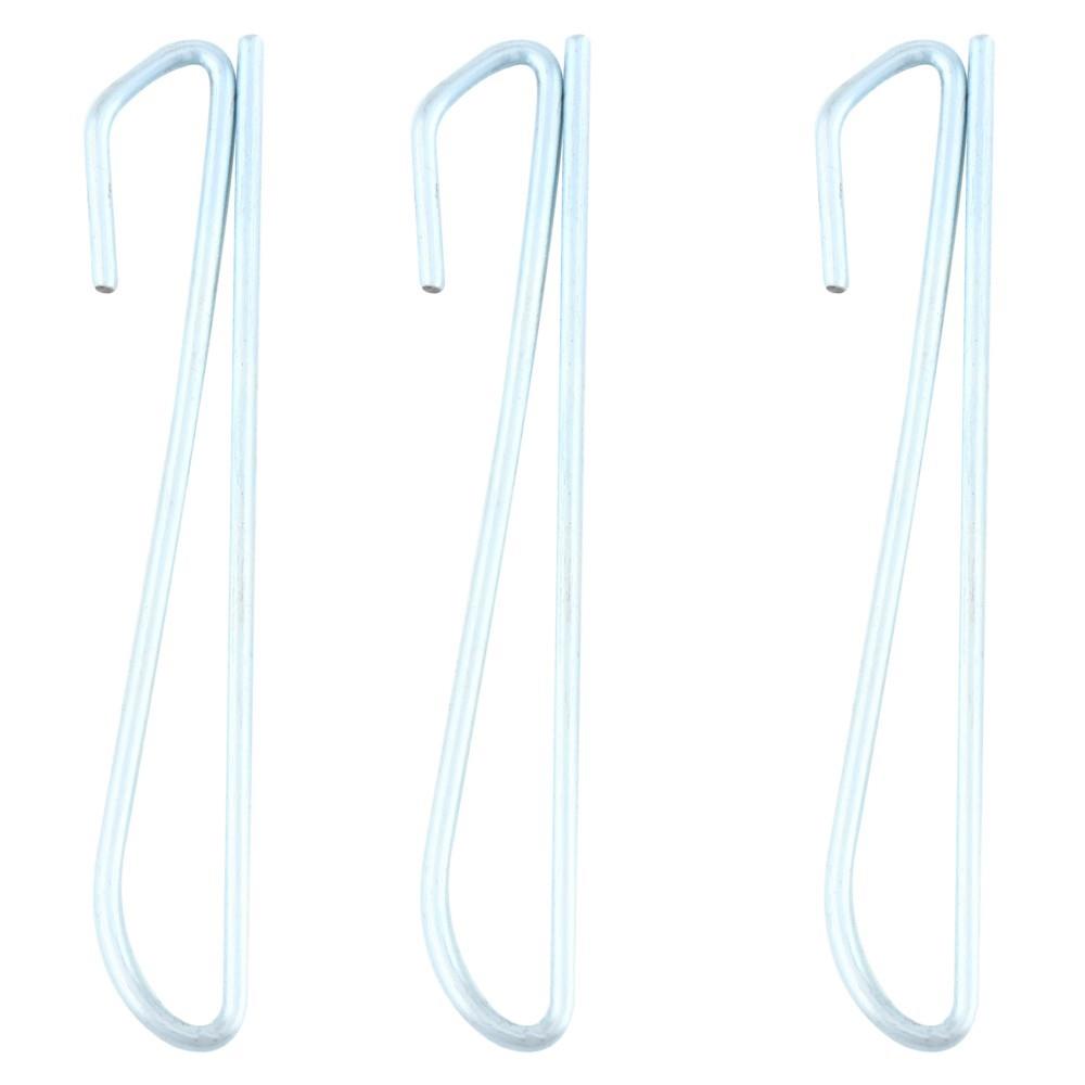 ตะขอม่านจีบ HOME LIVING STYLE NO.4 สีเงิน แพ็ก 20 ชิ้น