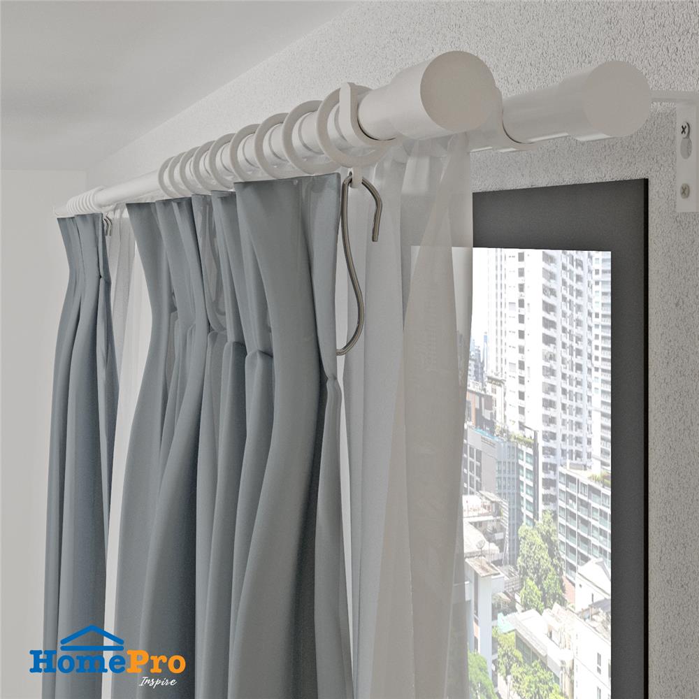 ตะขอม่านจีบ HOME LIVING STYLE NO.4 สีเงิน แพ็ก 20 ชิ้น