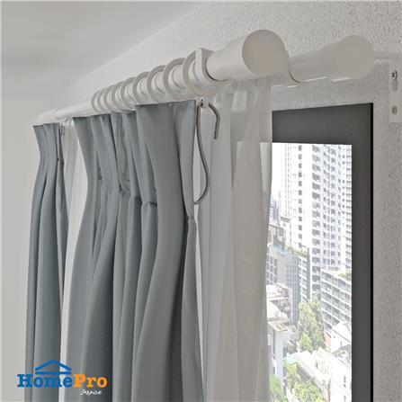 ตะขอม่านจีบ HOME LIVING STYLE NO.4 สีเงิน แพ็ก 20 ชิ้น_3