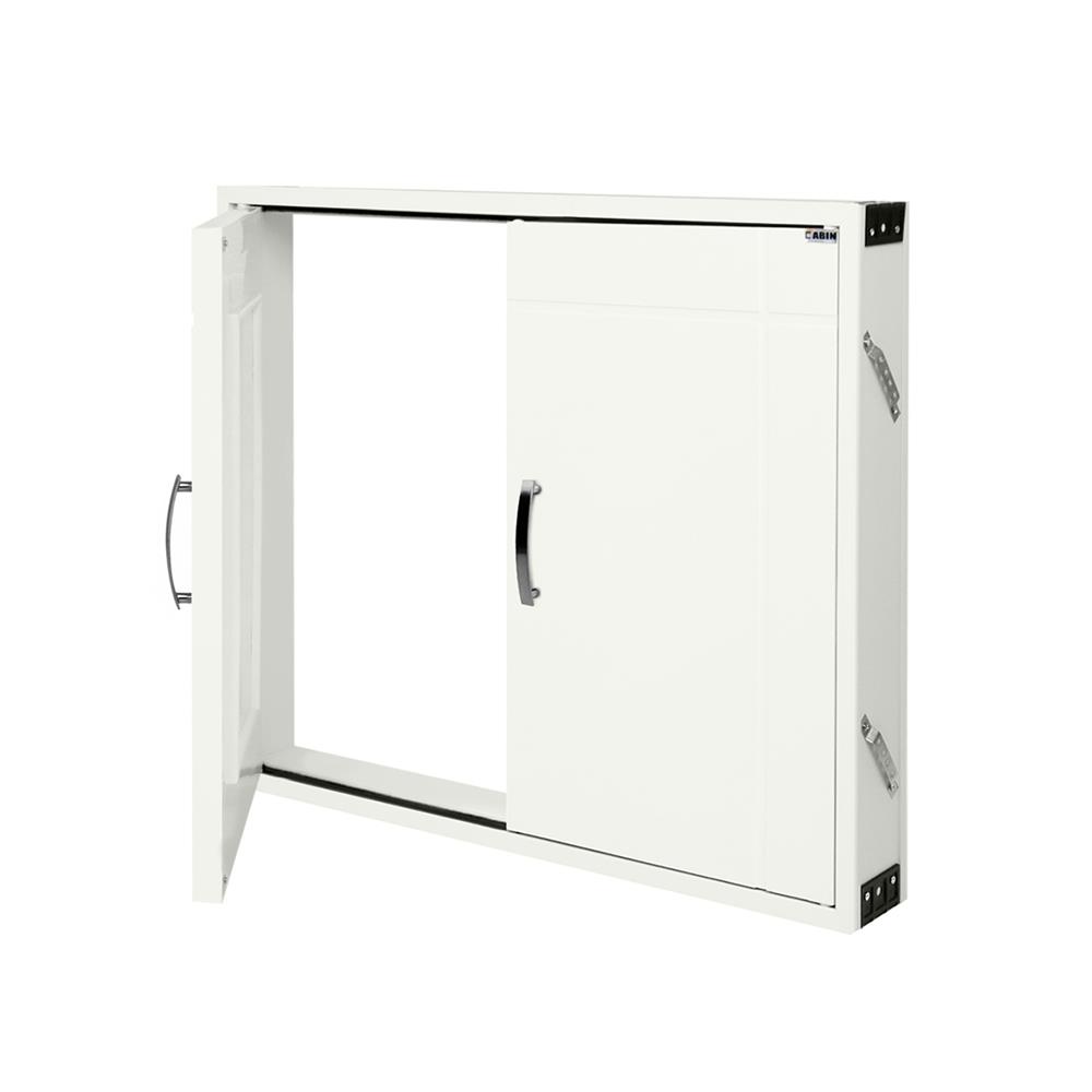 บานซิงค์คู่ CABIN G6 84x64ซม. สีครีม