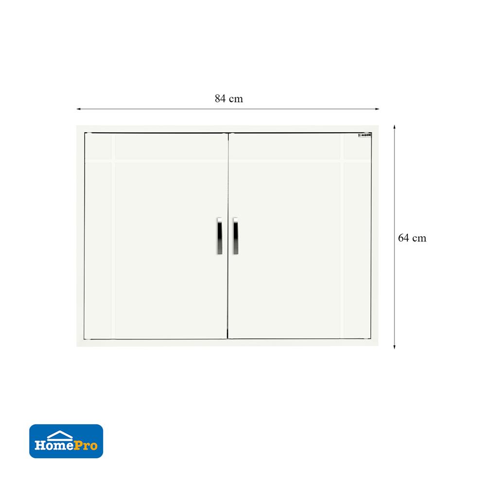 บานซิงค์คู่ CABIN G6 84x64ซม. สีครีม