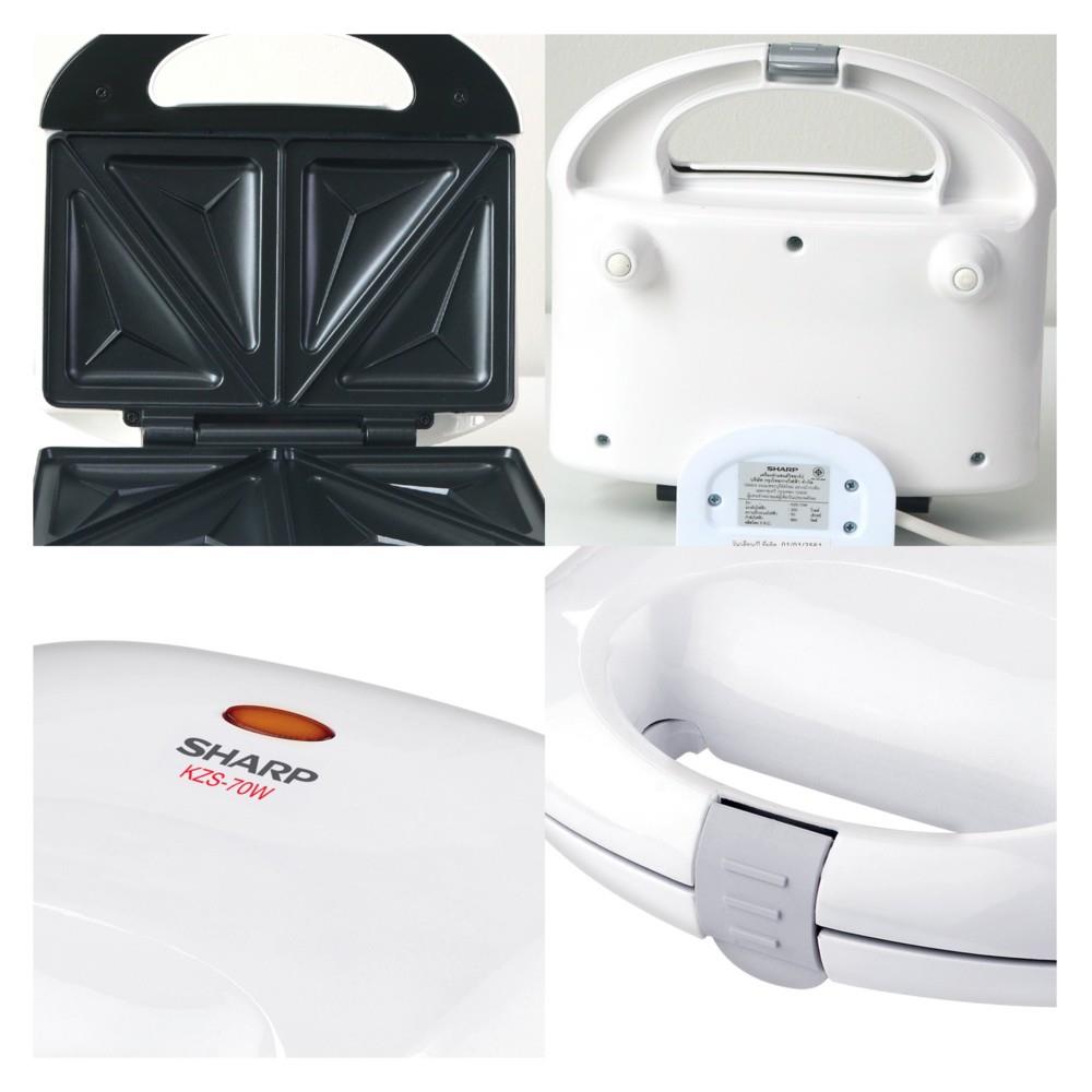 เครื่องทำแซนด์วิช SHARP KZS-70W 4 แผ่น