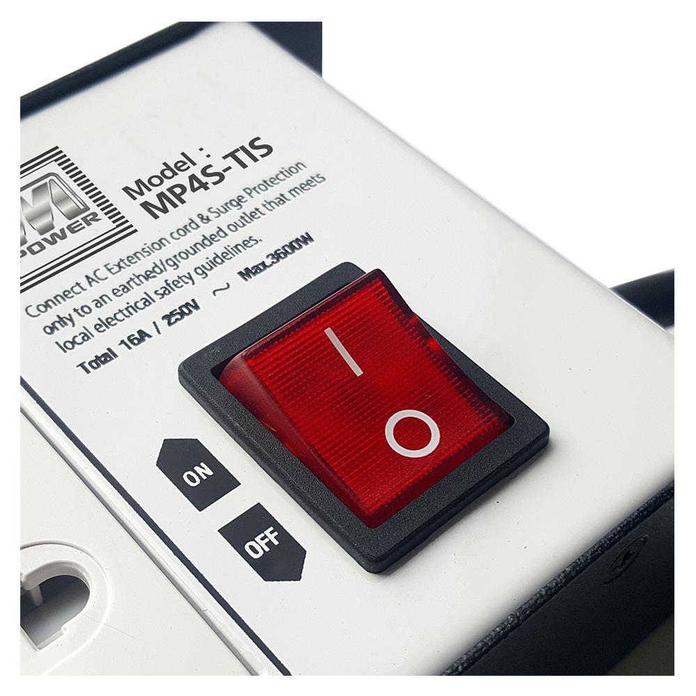 ปลั๊กไฟ MPOWER PRO II MP4S-TIS