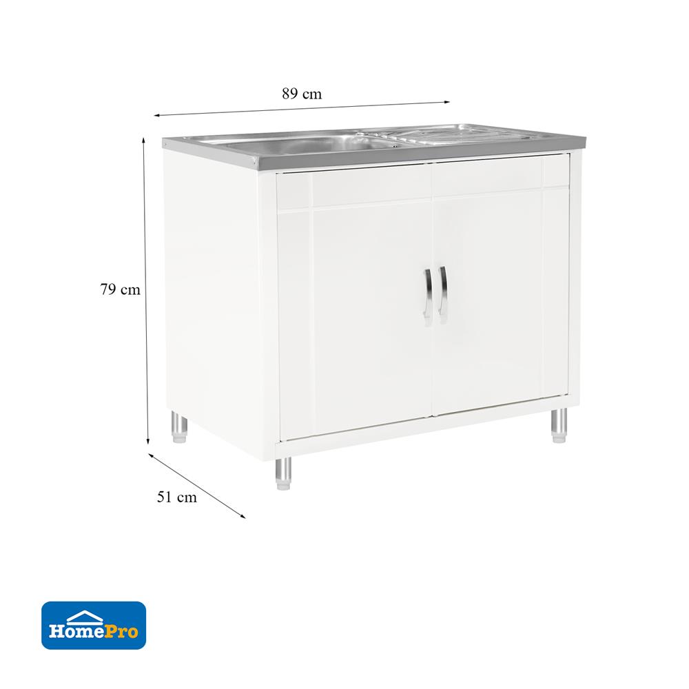 ตู้ตั้งพื้น CABIN PP G6 89X79 ซม. สีครีม