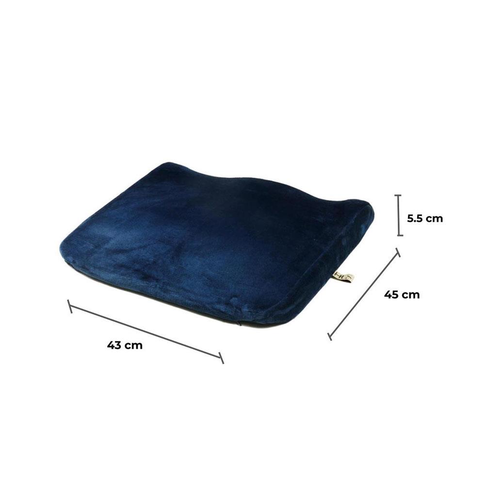 เบาะรองนั่ง HOME LIVING STYLE MEMORY FOAM TENDER 18X17 นิ้ว สีน้ำเงิน