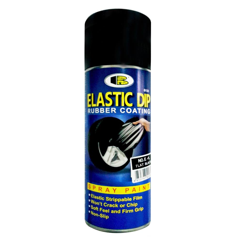 สเปรย์ยางยืดอิลาสติกดิ๊ฟ BOSNY 400 มล. สีเหลือง