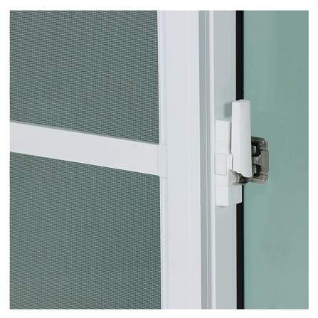 หน้าต่างบานเลื่อน อะลูมิเนียม S-F-S มุ้ง SANKYOALUMI J-TRUST VENTILATION 240x110 ซม. สีขาว_2