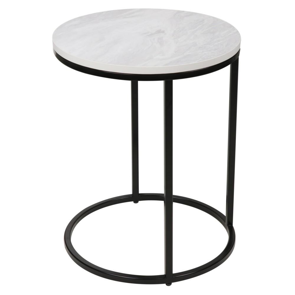 โต๊ะข้าง FURDINI CUZCO สีขาว