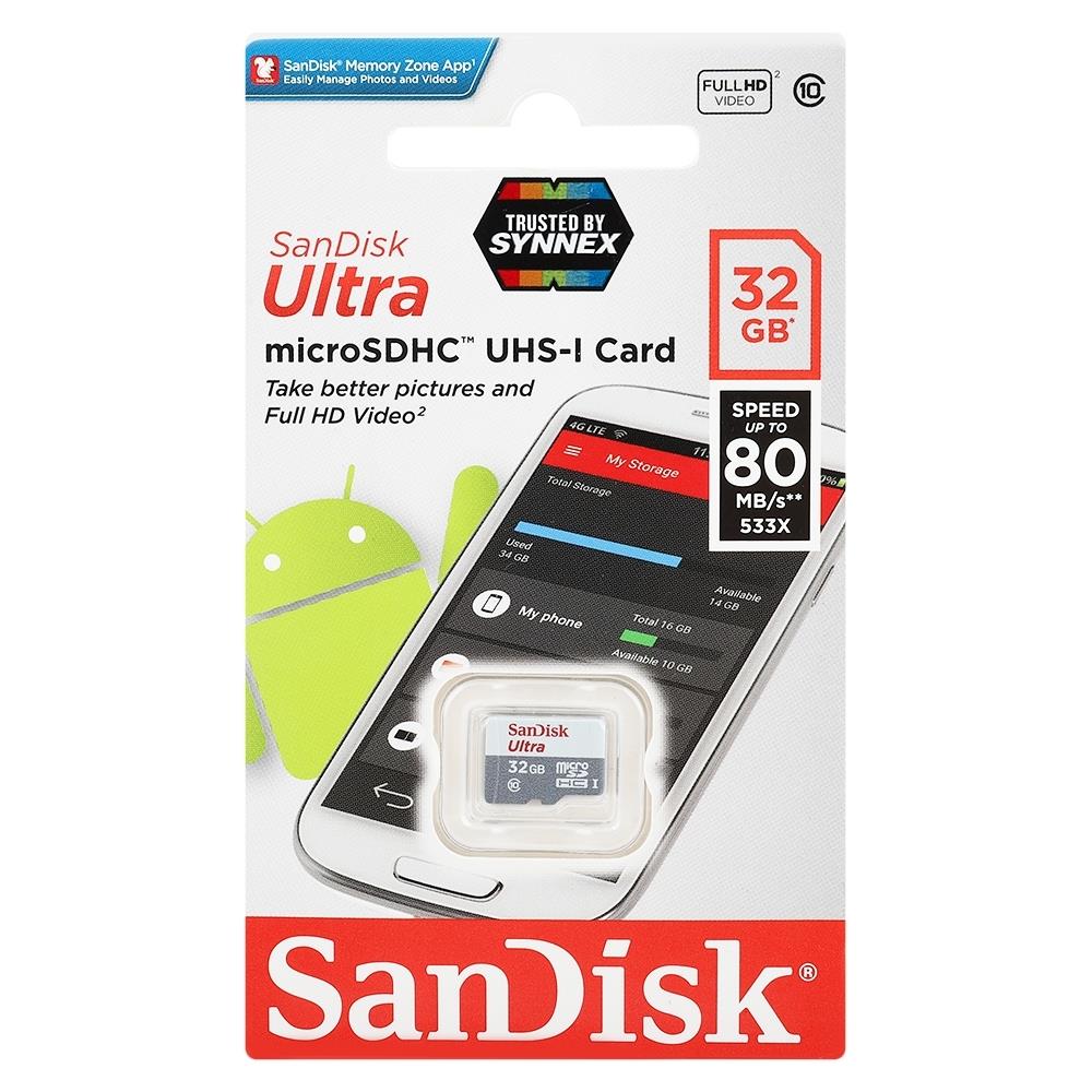 MICRO SD CARD SANDISK ULTRA 32 GB