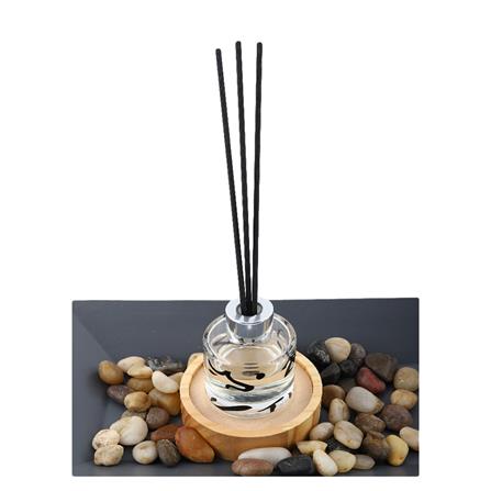 ชุดเทียน LED 2ขนาด สีเทาพร้อมน้ำหอม เนื้อแว็กซ์ รีโมทควบคุมเปิด-ปิด_3