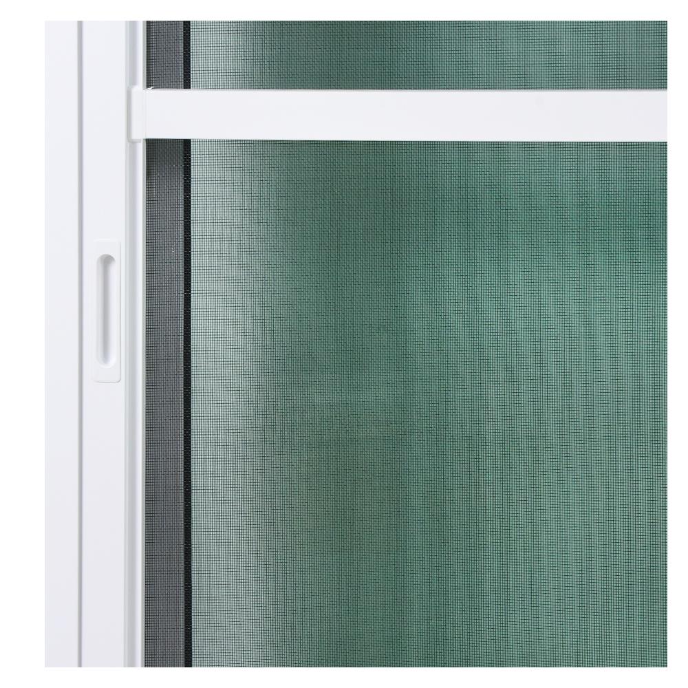 ประตูบานเลื่อนอะลูมิเนียม S-S มุ้ง SANKYOALUMI J-TRUST 200x205 ซม. สีขาว