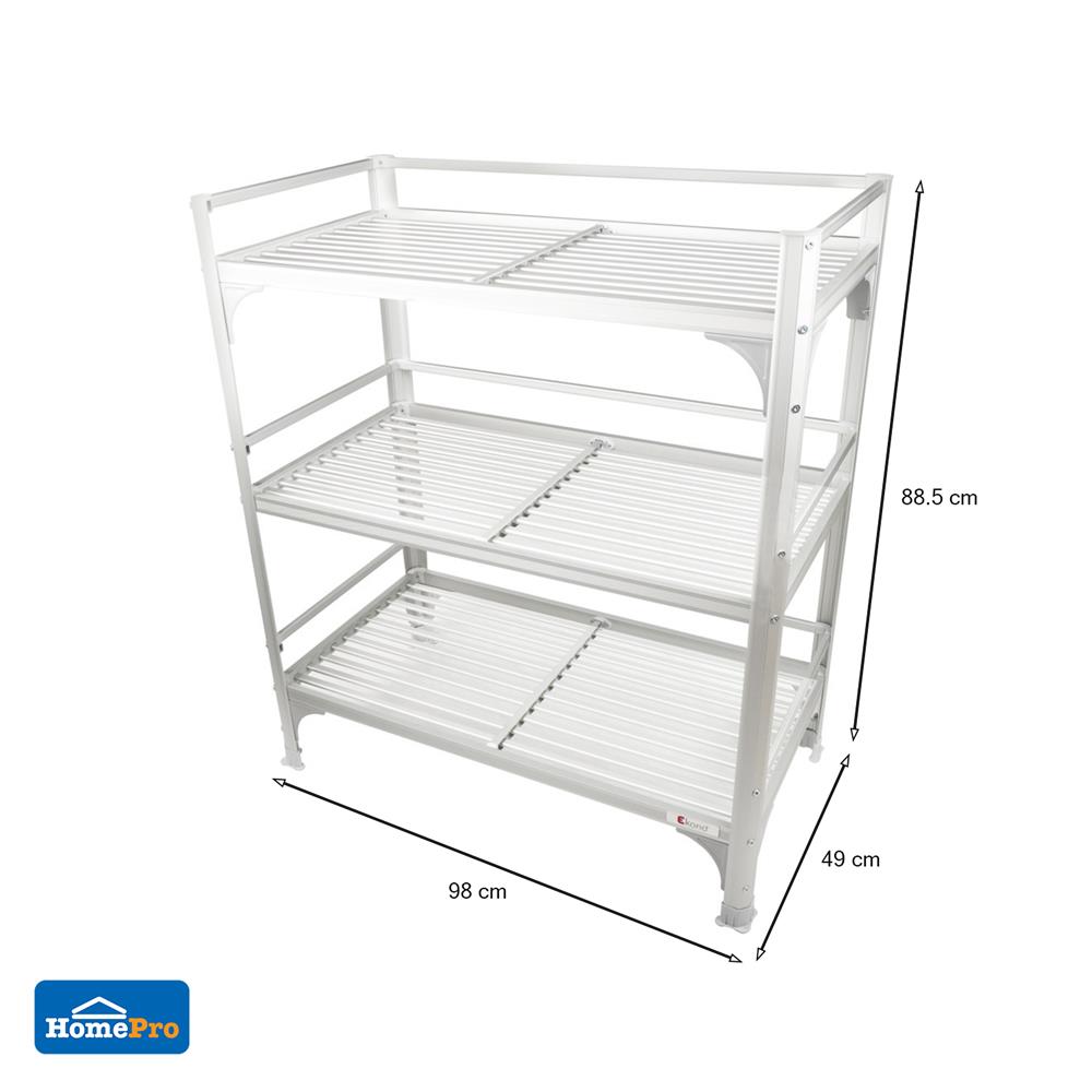 ชั้นคว่ำจานLอะลูมิเนียม3ชั้นEKONOseries2