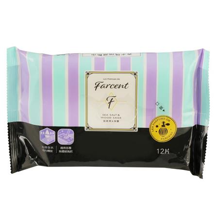 อะไหล่ผ้าเช็ดทำความสะอาด FARCENT WW706B 12 แผ่น กลิ่นซิซอลท์ วู้ดเซจ