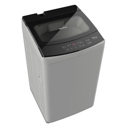 เครื่องซักผ้าฝาบน SHARP ES-W80T สีเทา 8 กก._0