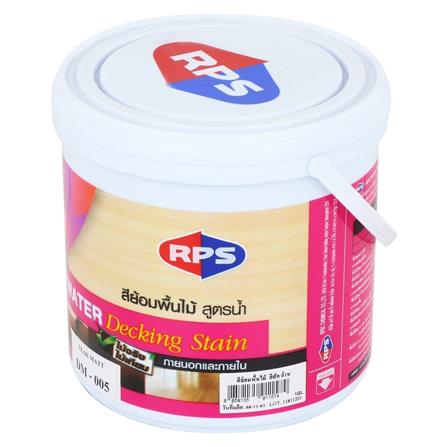 สีย้อมพื้นไม้สูตรน้ำ RPS สีไม้สัก ด้าน 1 แกลลอน_0