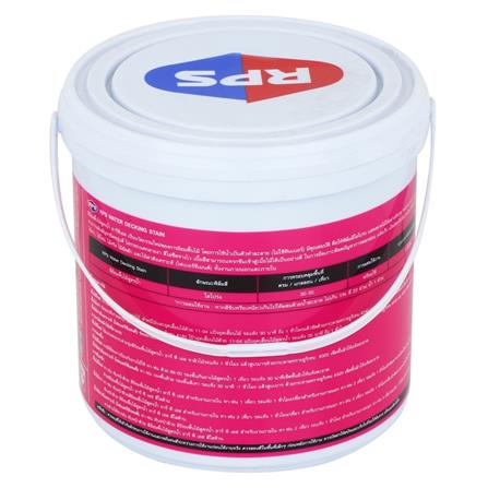 สีย้อมพื้นไม้สูตรน้ำ RPS สีไม้สัก ด้าน 1 แกลลอน_1