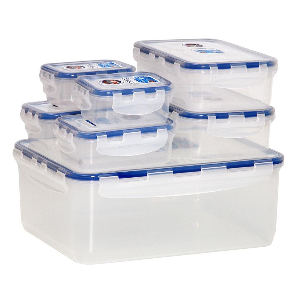 ชุดกล่องอาหาร SUPER LOCK 6117 14ชิ้น