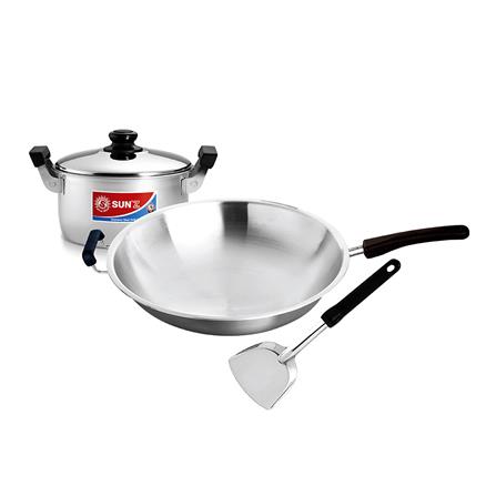 ชุดเครื่องครัว พระอาทิตย์ FRIENDLY BS4 827 4 ชิ้น_0