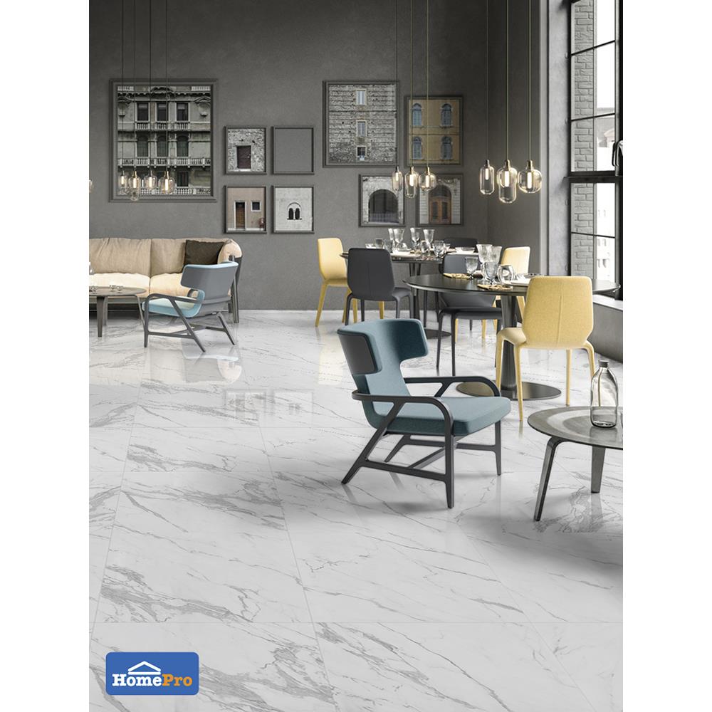 กระเบื้องพื้น 60x60 ซม. พาริช ไวท์ 1.44M2