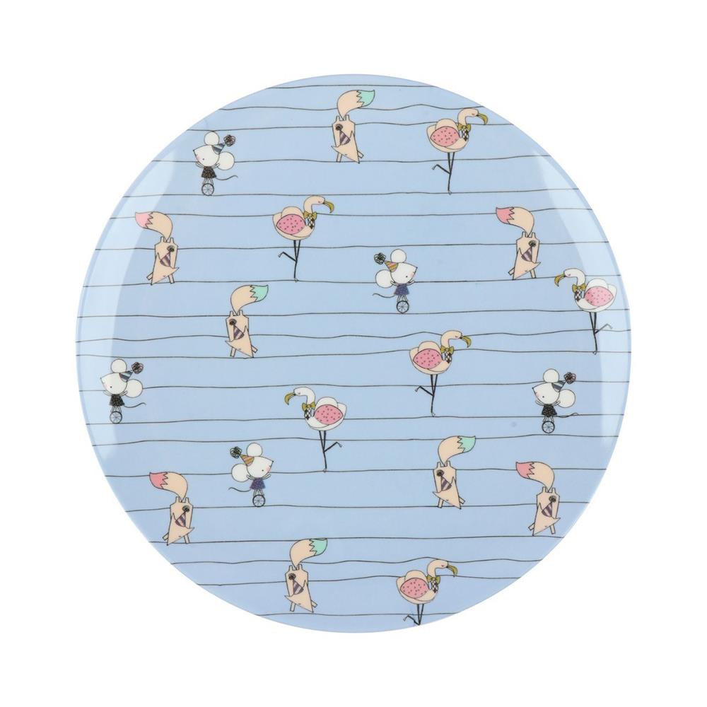 จานเมลามีนตื้น 8" SUPERWARE CIRCUS