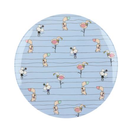 จานเมลามีนตื้น 8