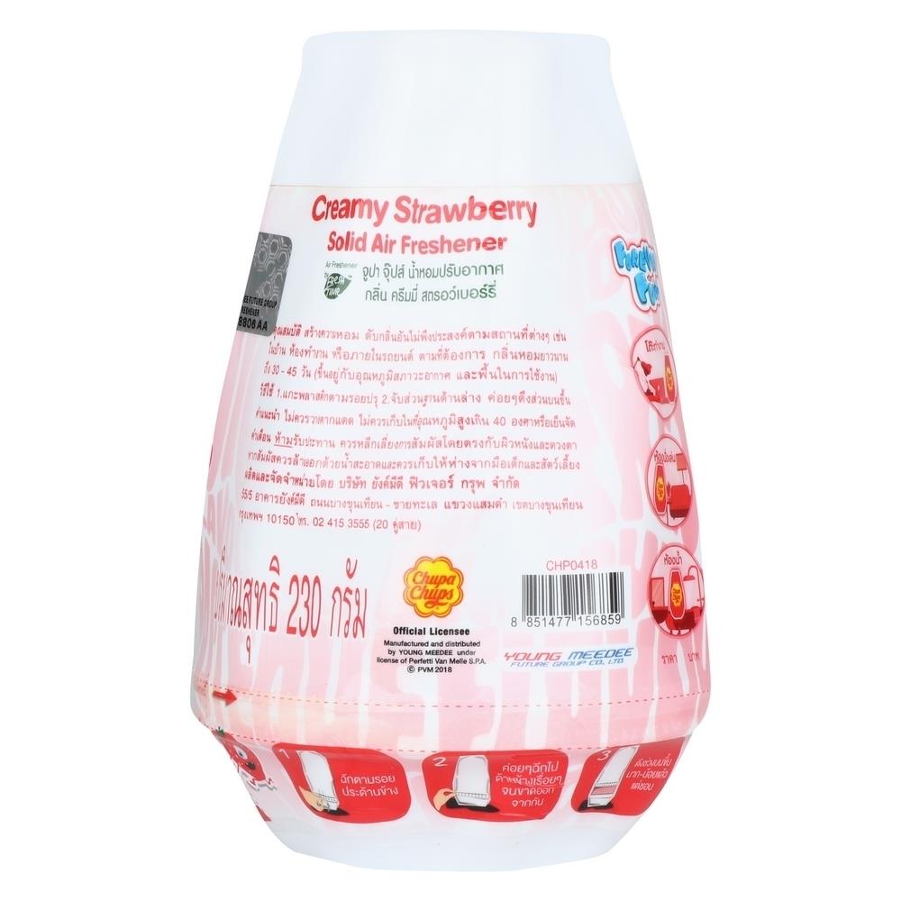 เจลปรับอากาศ CHUPA CHUPS SOLID 230g CREAMY STRAWBERRY