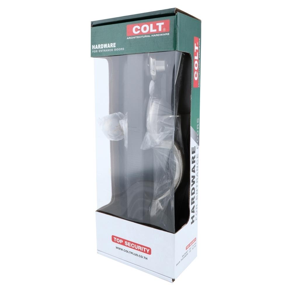 มือจับประตูใหญ่ COLT 6051 สีเงินซาติน