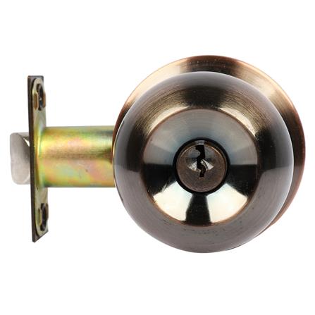 ลูกบิดทั่วไป COLT 36-1027 หัวกลม AC หัวกลม สีทองแดงรมดำ_2