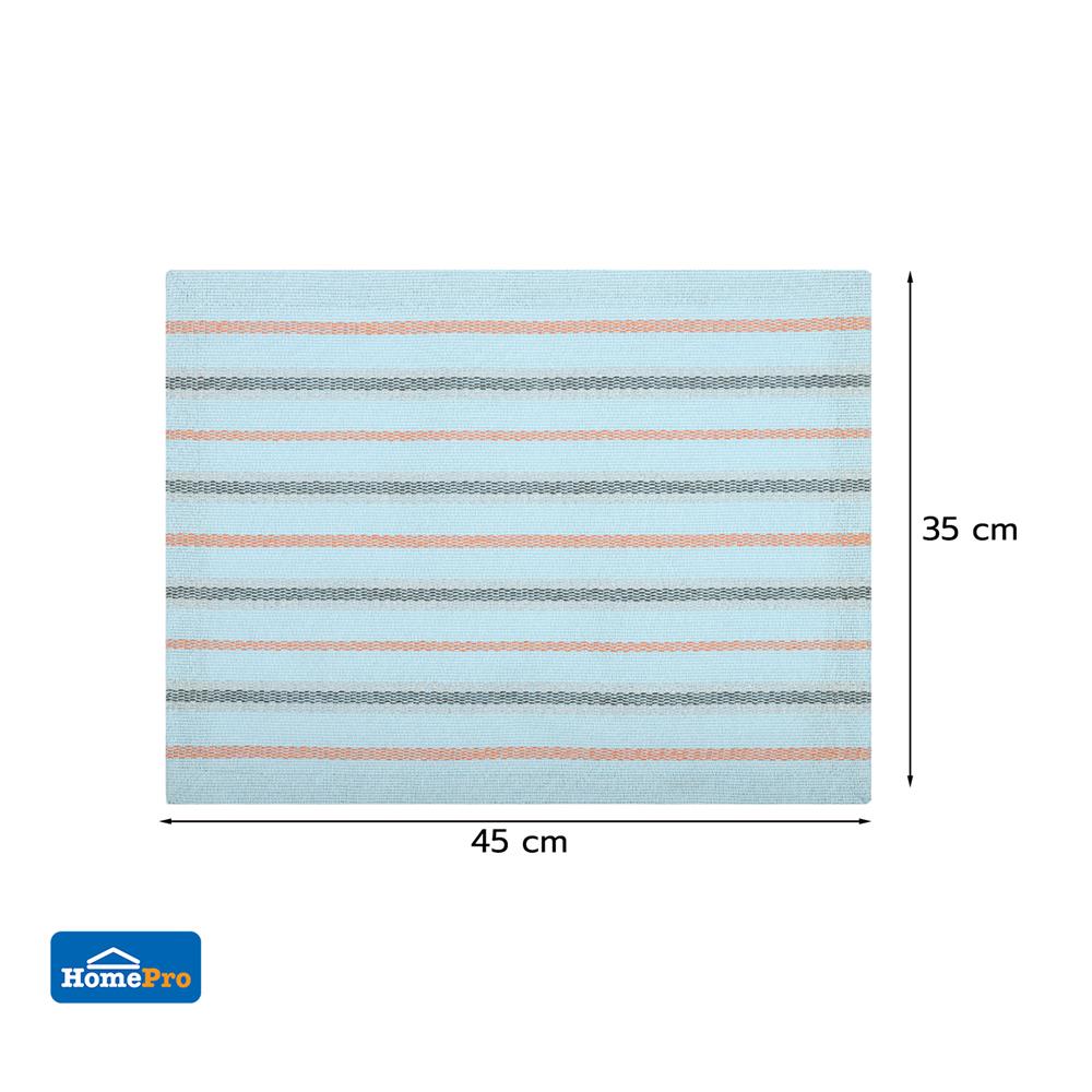 แผ่นรองจาน PLIM BLUE LINE PM016 สีฟ้า