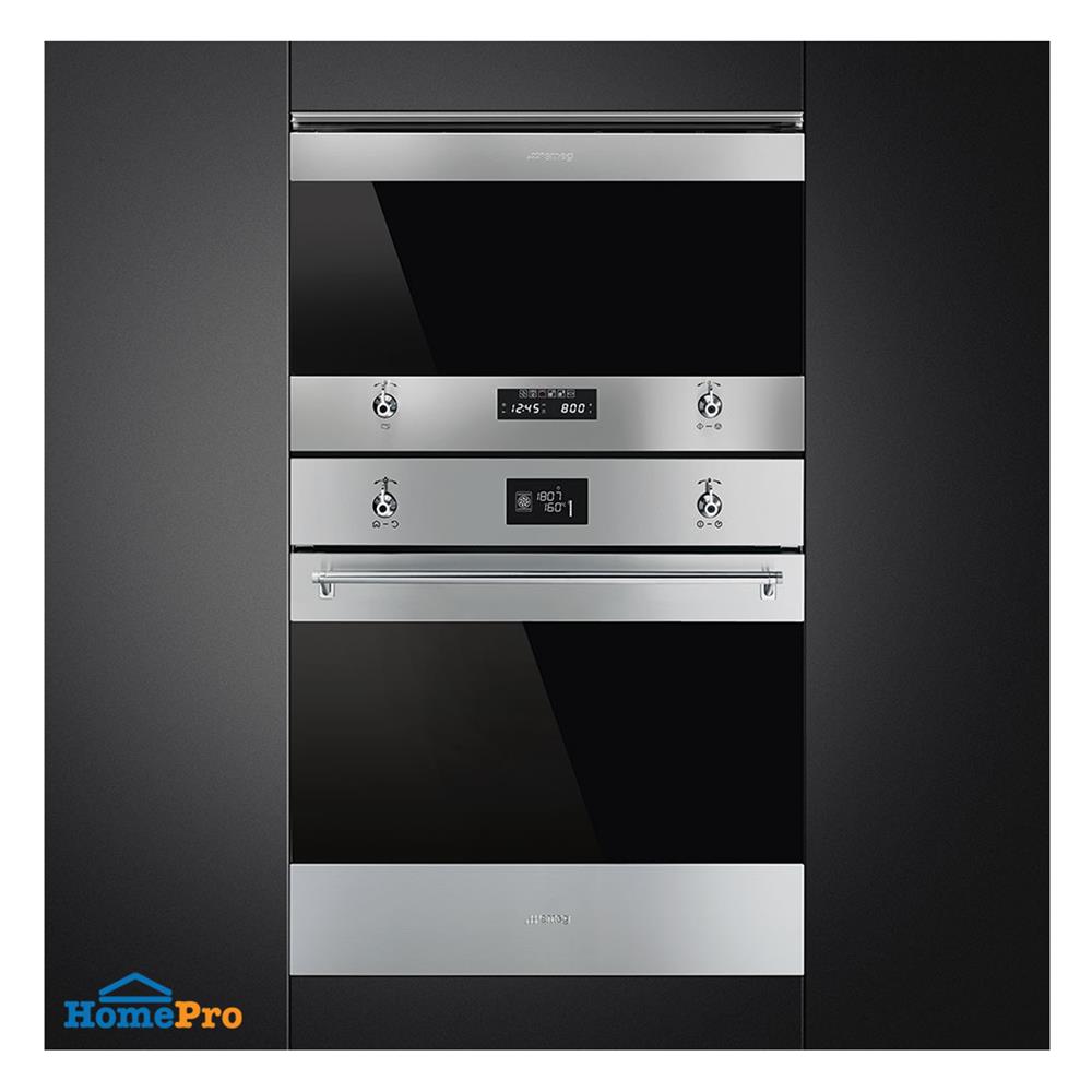 ไมโครเวฟเตาอบฝังดิจิตอล SMEG MP322X1 (COMBI)
