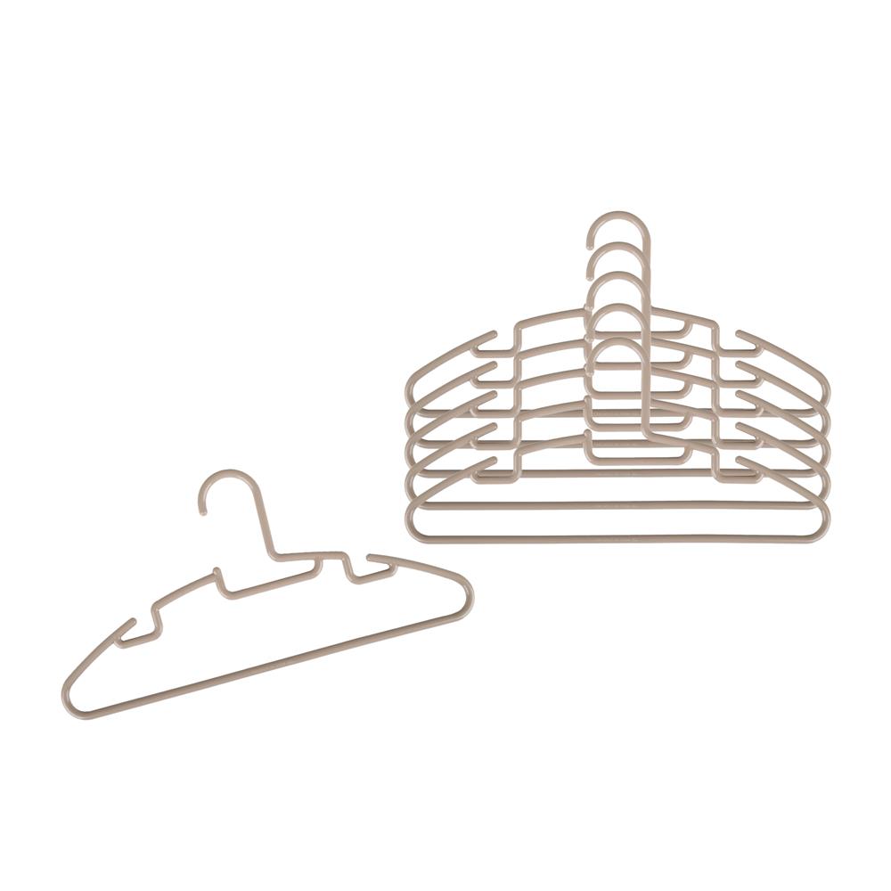 ไม้แขวนเสื้อ H-056BR น้ำตาล PLIM (1x6)