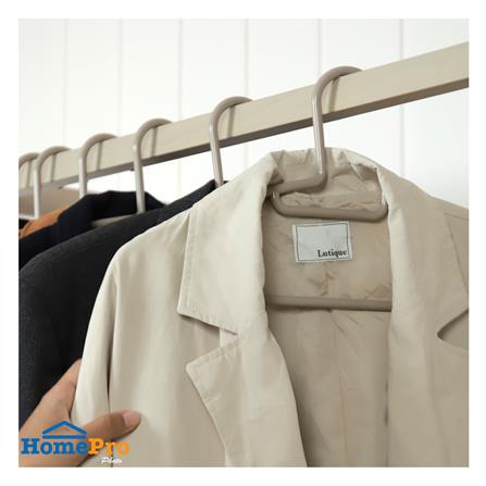 ไม้แขวนเสื้อ H-056BR น้ำตาล PLIM (1x6)_4