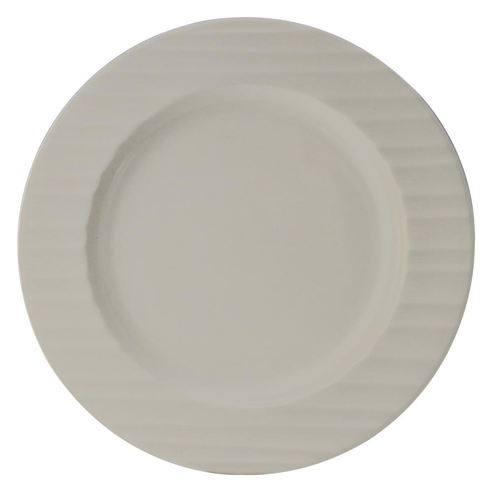 จาน FINE PORCELAIN ตื้น 8" KECH AQUA