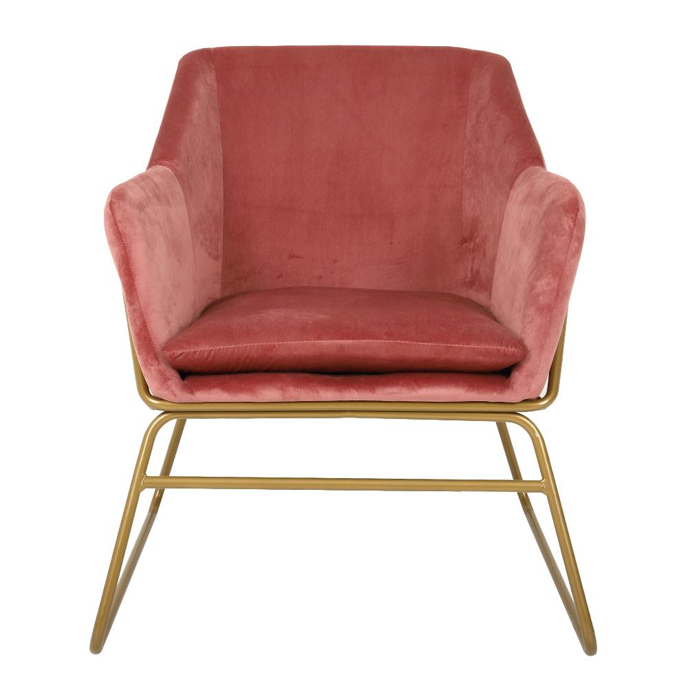 เก้าอี้พักผ่อน FURDINI SHACKELFORD สีชมพู