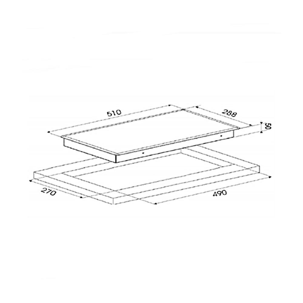 เตาฝังเซรามิก MEX HVN632 30 ซม.