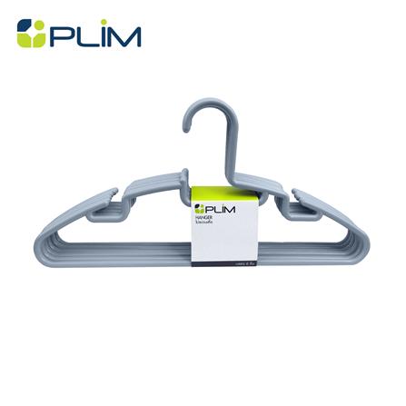 ไม้แขวนเสื้อ H-056GY เทา PLIM (1x6)