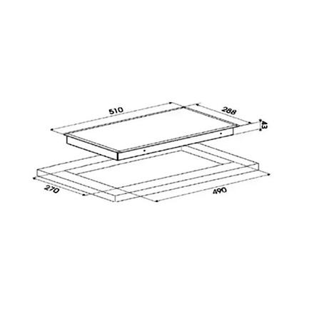 เตาฝังเซรามิก MEX HVH632N 50 ซม._1