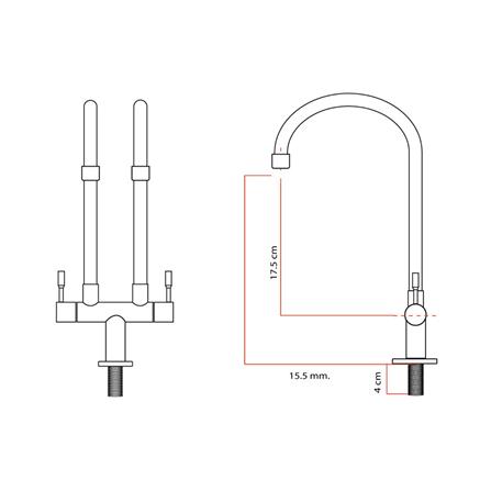 ก๊อกซิงค์เดี่ยวเคาน์เตอร์ LUZERN LS-1009_2