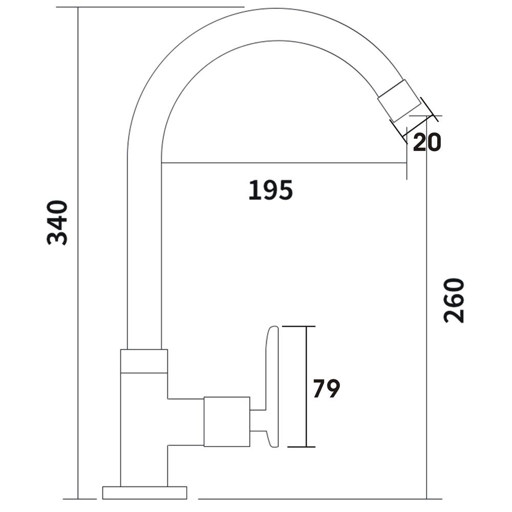 ก๊อกซิงค์ NOVABATH IS686P