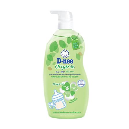 น้ำยาล้างขวดนมและจุกนม D-NEE 600 มล. ORGANIC ALOE VERA