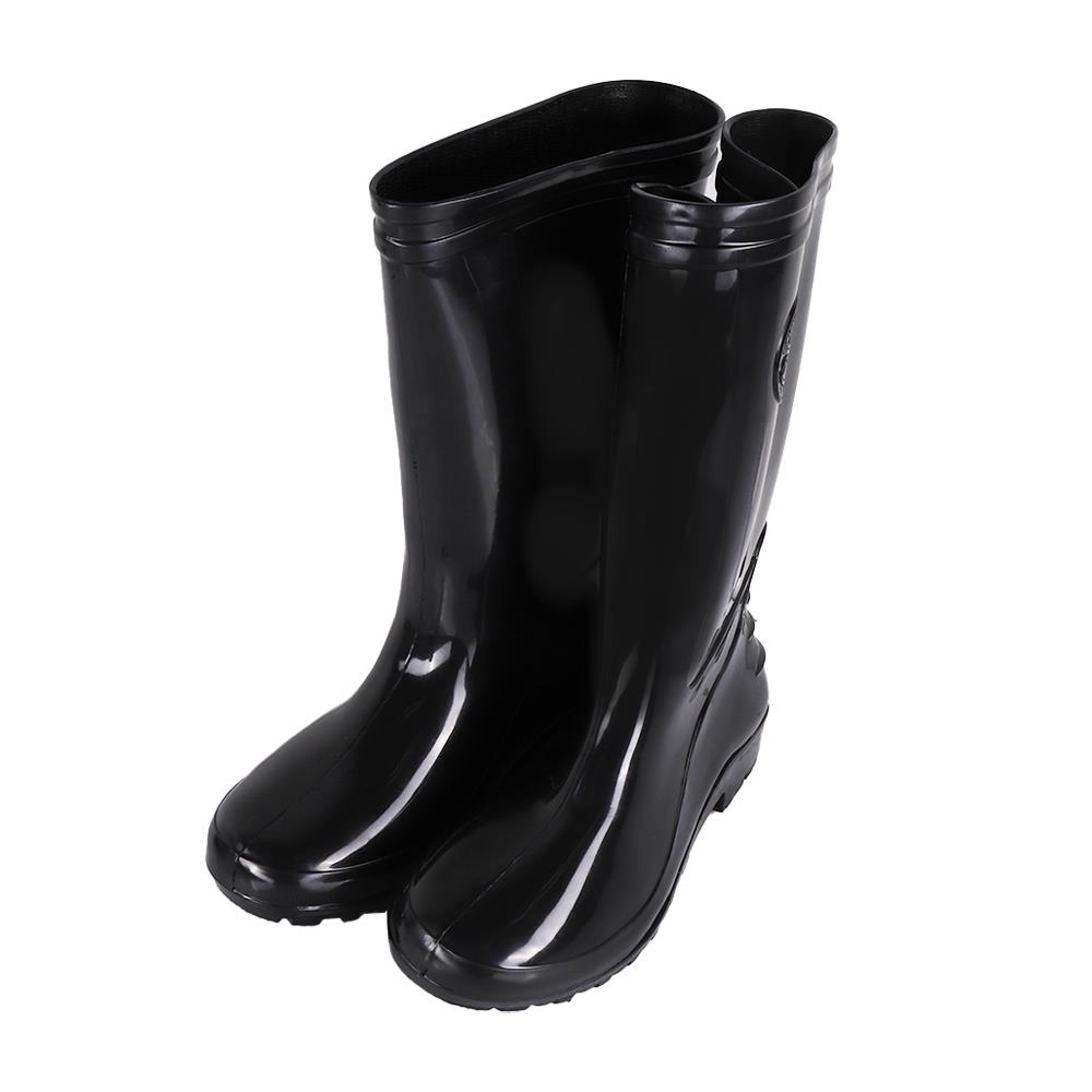 รองเท้าบู๊ทพื้นยางไนไตรล์ PIPES สูง 12 นิ้ว เบอร์ 9.5 สีดำ