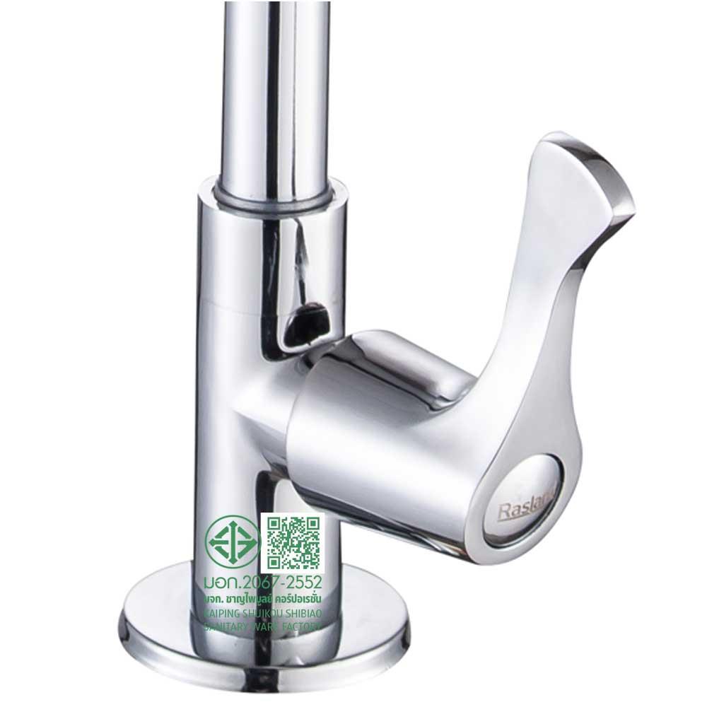 ก๊อกซิงค์เดี่ยวเคาน์เตอร์ RASLAND RA 20C5335 สีเงิน