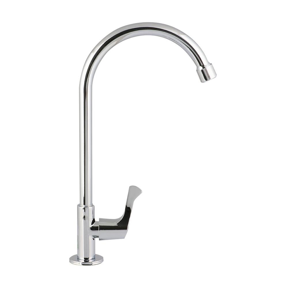 ก๊อกซิงค์เดี่ยวเคาน์เตอร์ RASLAND RA 20C5335 สีเงิน