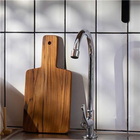 ก๊อกซิงค์เดี่ยวเคาน์เตอร์ RASLAND RA 20C5335 สีเงิน_6