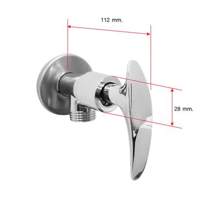 วาล์วฝักบัว 1 ทาง HOEN HO-1201_1