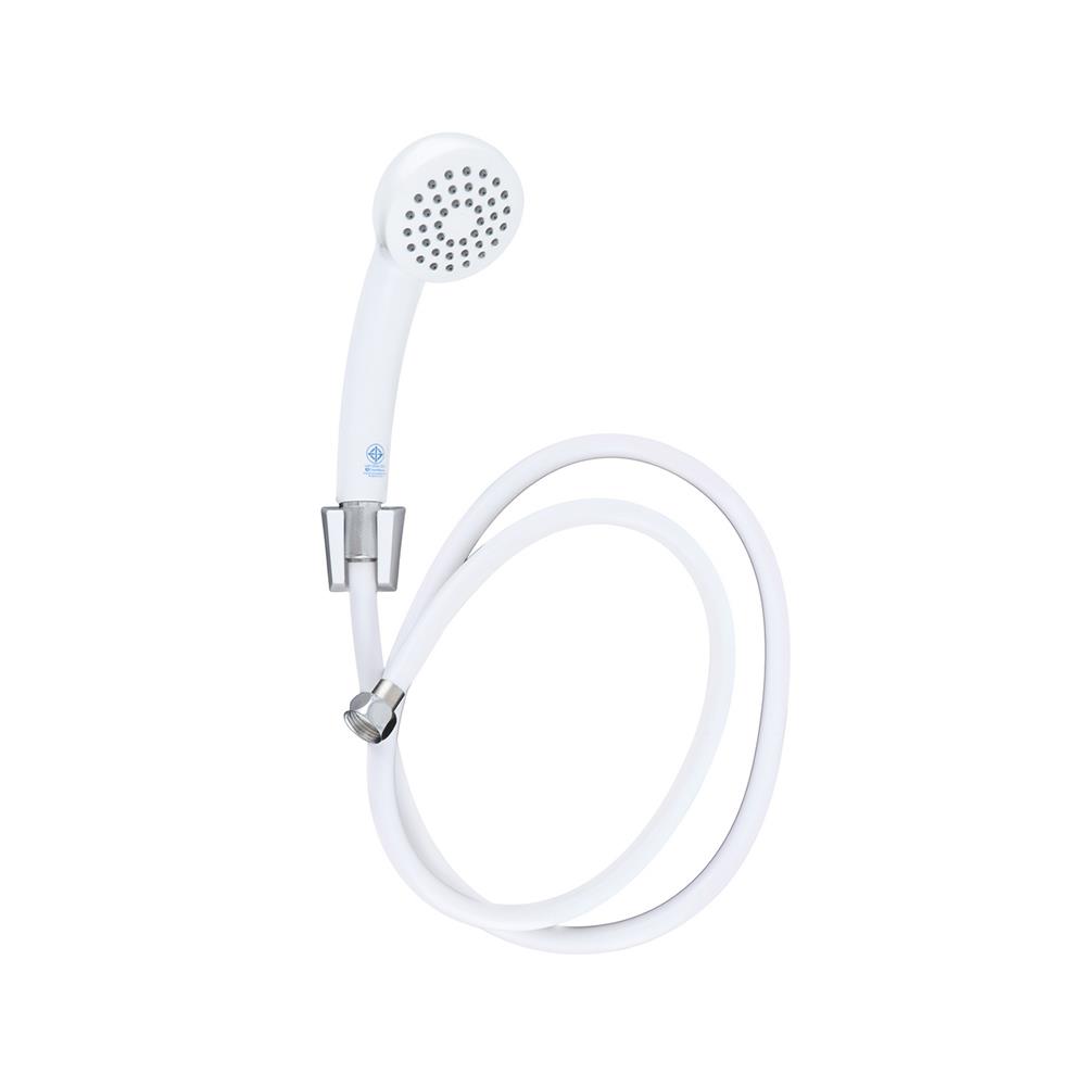 ชุดฝักบัวสายอ่อน 1 ระดับ RASLAND 891109W สีขาว