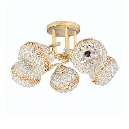 โคมไฟช่อ EVL HL-22001 สีครีม 5 หัว_0