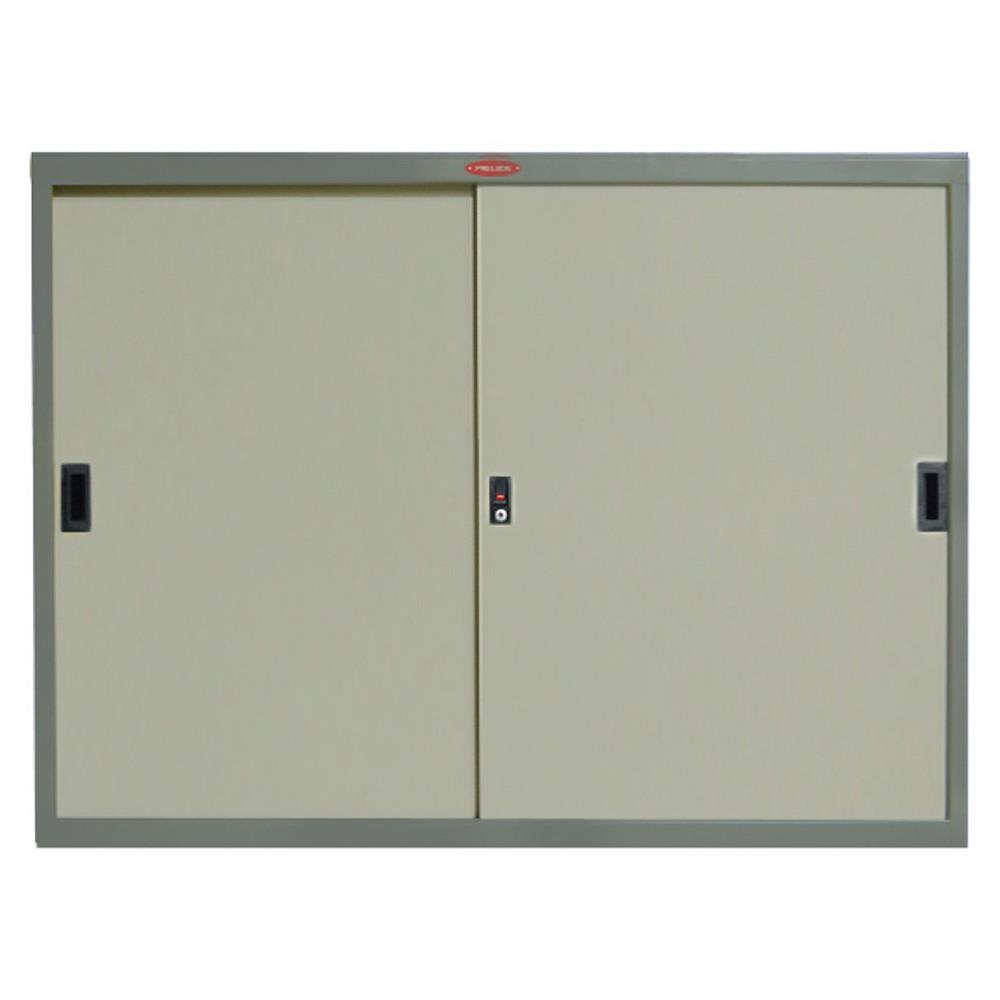 ตู้เหล็กบานเลื่อนทึบ 4 ฟุต PRELUDE PS-304 สีเทา